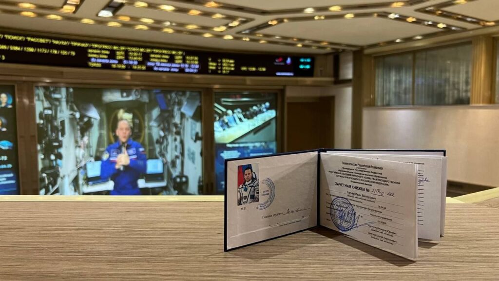 Владимирский студент в космосе
