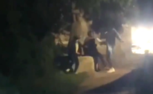 Видео удара ножом