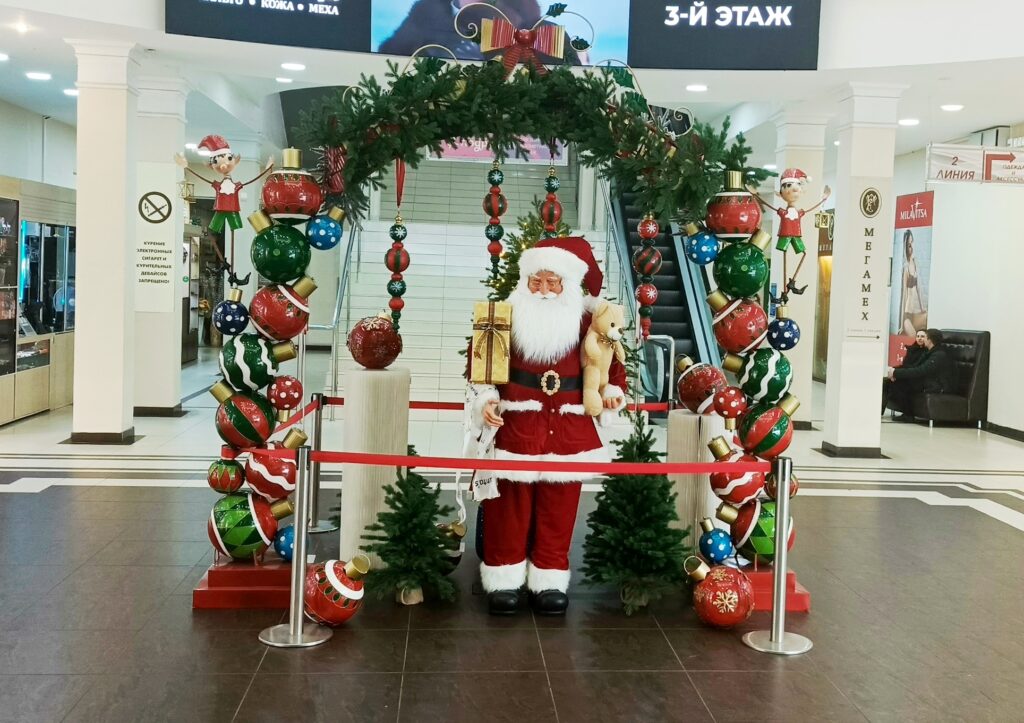 Санта-Клаус в Торговых рядах