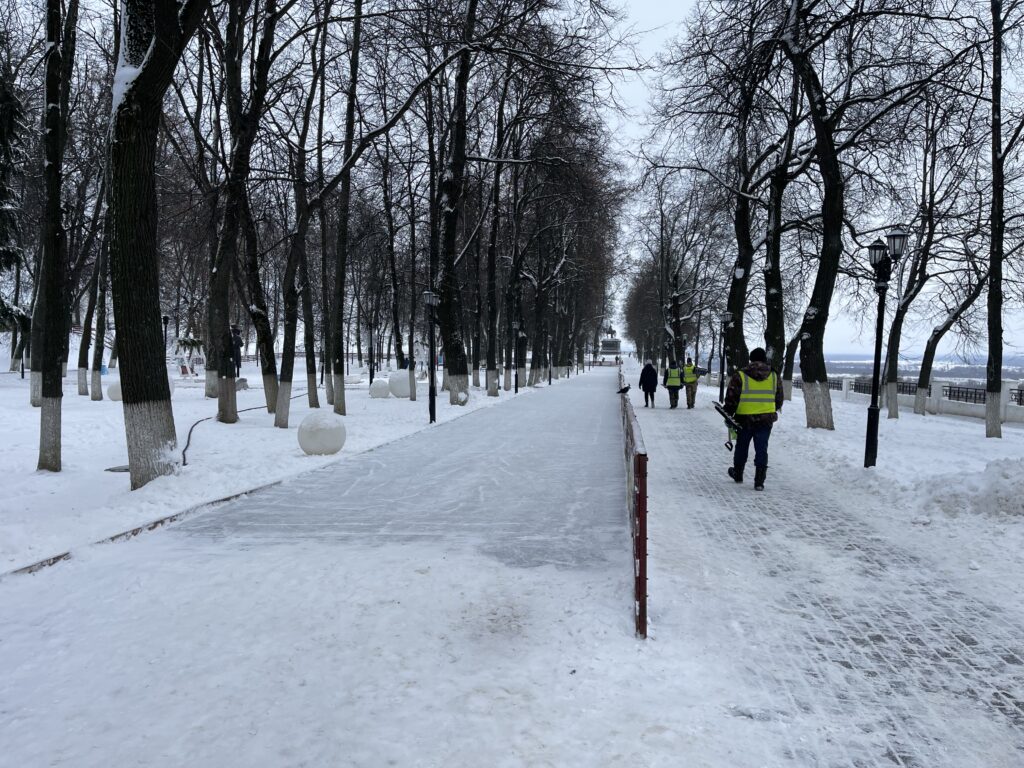 Каток в парке Пушкина