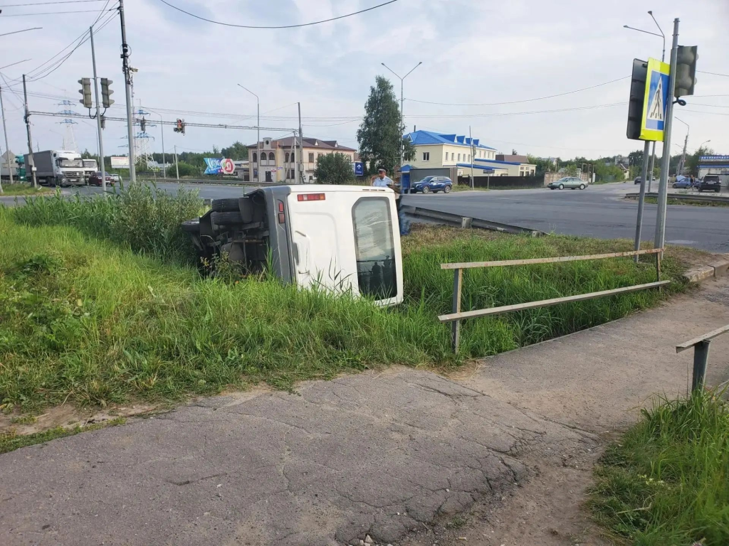 В Вязниках перевернулся