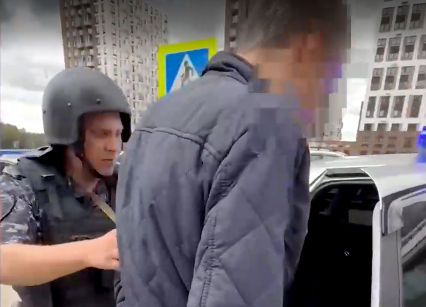 Видео задержания уроженца Владимирской области