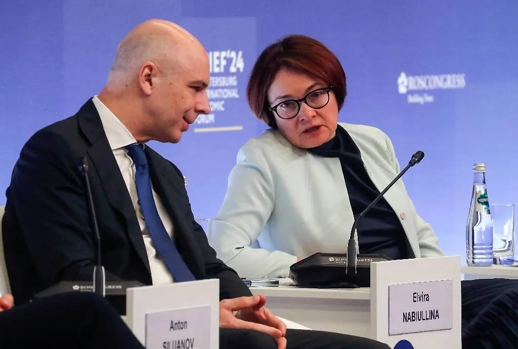  Минфина Антон Силуанов и глава Центробанка Эльвира Набиуллина