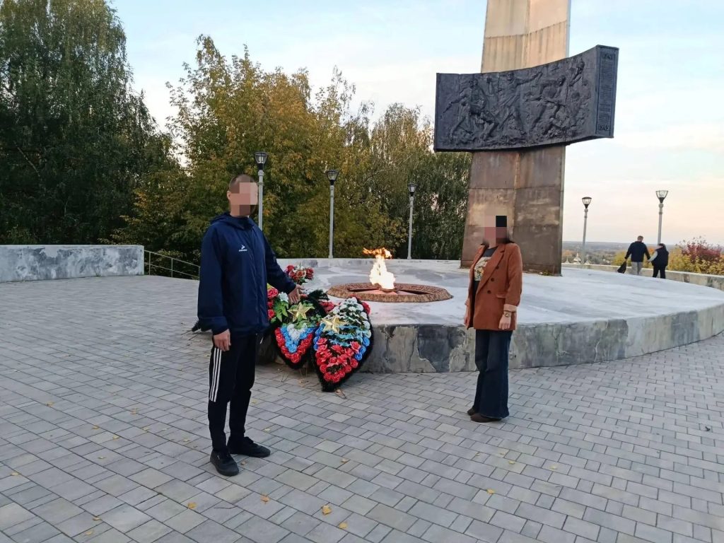 Осквернение Вечного огня в Вязниках. Фото областной прокуратуры.