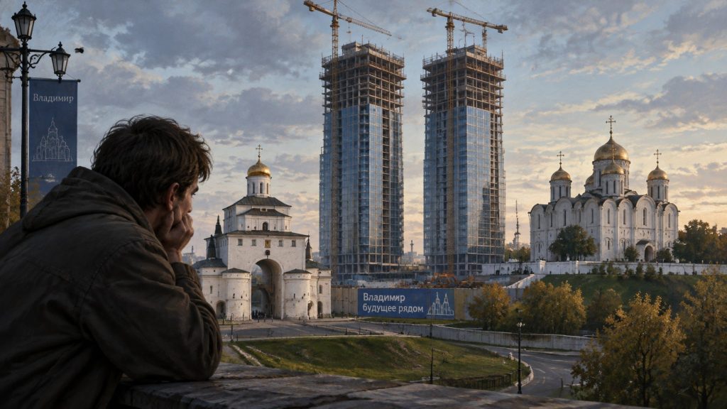 Точечная застройка во Владимире.